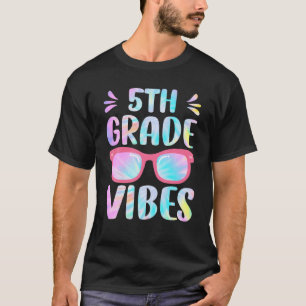 Gefärbte Krawatte 5th Grade Vibes 5th Grade Squad  T-Shirt