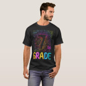 gefärbte Krawatte 7. Klasse Lehrer Funny Back to S T-Shirt (Vorne ganz)