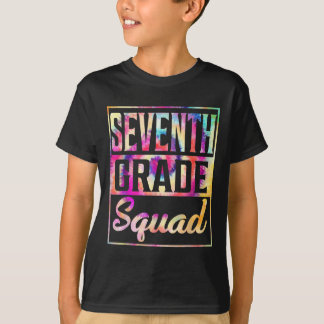 Gefärbte Krawatte 7th Grade Squad Lehrer erster Ta T-Shirt