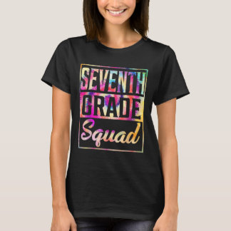 Gefärbte Krawatte 7th Grade Squad Lehrer erster Ta T-Shirt