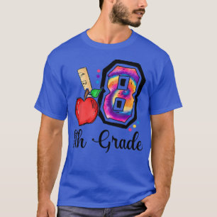 Gefärbte Krawatte 8. Klasse: Zurück zum Lehrer  T-Shirt