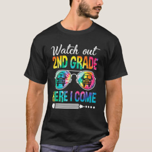 Gefärbte Krawatte Achten Sie auf die zweite Klasse T-Shirt