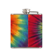 Gefärbte Krawatte Alkoholflasche Flachmann (Rückseite)