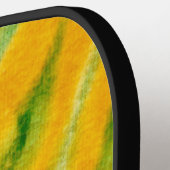 Gefärbte Krawatte Anfangsname Rot Blau Grün Pickleball Schläger (Linke Seite)