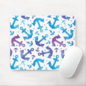 Gefärbte Krawatte Anker Muster 2 Mousepad (Mit Mouse)