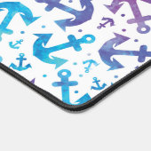 Gefärbte Krawatte Ankermuster 2 Schreibtischunterlage (Ecke)