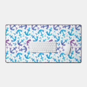 Gefärbte Krawatte Ankermuster 2 Schreibtischunterlage (Tastatur & Maus)