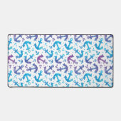 Gefärbte Krawatte Ankermuster 2 Schreibtischunterlage (Vorderseite)