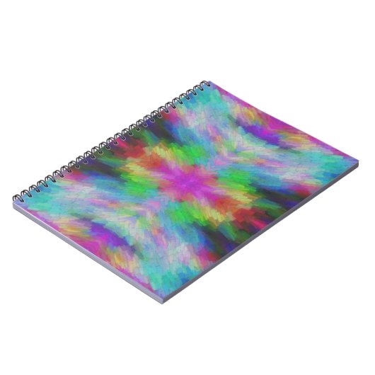 Gefärbte Krawatte Art Notizblock (Linke Seite)