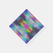 Gefärbte Krawatte Art Serviette (Ecke)