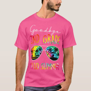 Gefärbte Krawatte Auf Wiedersehen 2. Klasse Hallo  T-Shirt