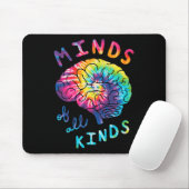 Gefärbte Krawatte Autismus aller Art Mousepad (Mit Mouse)