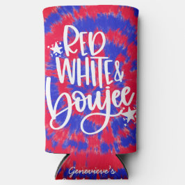 Gefärbte Krawatte Bachelorette Selters Dosenkühler