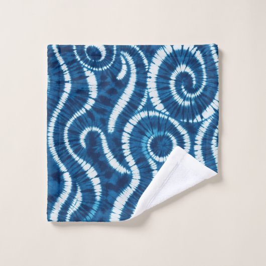 Gefärbte Krawatte Badhandtuch Set (Waschlappen)