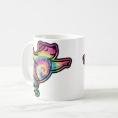 Gefärbte Krawatte Ballerina Bear: Gracful and Colo Kaffeetasse (Vorderseite Links)