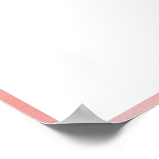 Gefärbte Krawatte Bas mitzva Tischset Poster (Ecke)