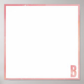 Gefärbte Krawatte Bas mitzva Tischset Poster (Vorne)