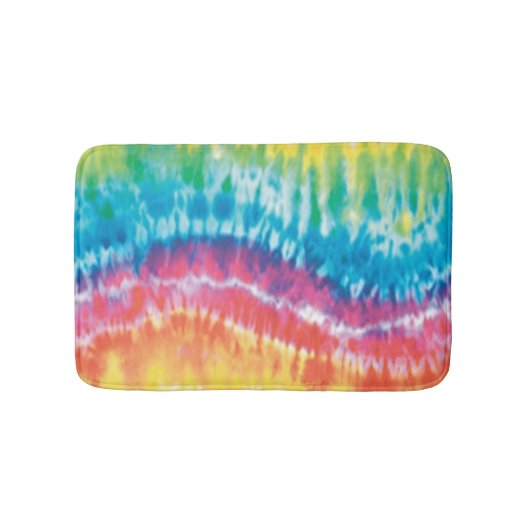 Gefärbte Krawatte Bath Mat Badematte (Vorderseite)