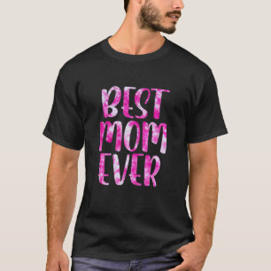 Gefärbte Krawatte Beste Mama je Funny Mother Day T-Shirt