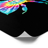 Gefärbte Krawatte Bienenkäfer Honey Bee Poster (Ecke)