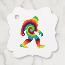 Gefärbte Krawatte Bigfoot Geschenkanhänger