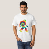 Gefärbte Krawatte Bigfoot T-Shirt (Vorne ganz)