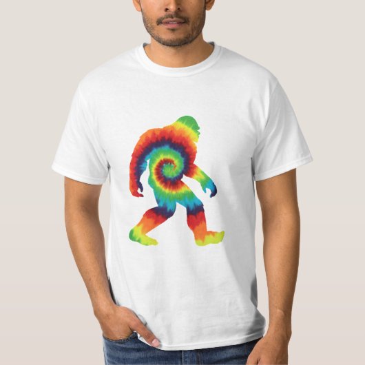Gefärbte Krawatte Bigfoot T-Shirt (Vorderseite)