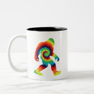 Gefärbte Krawatte Bigfoot Zweifarbige Tasse