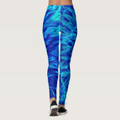 GEFÄRBTE KRAWATTE BLAUE LEGGINGS (Rückseite)