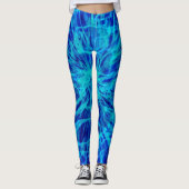 GEFÄRBTE KRAWATTE BLAUE LEGGINGS (Vorderseite)