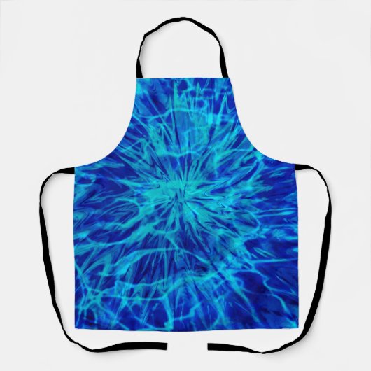 GEFÄRBTE KRAWATTE BLAUE SCHÜRZE (Vorderseite)