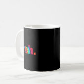 Gefärbte Krawatte Brah Bro Typ Gruß Slang Funny Me Kaffeetasse (Vorderseite Links)