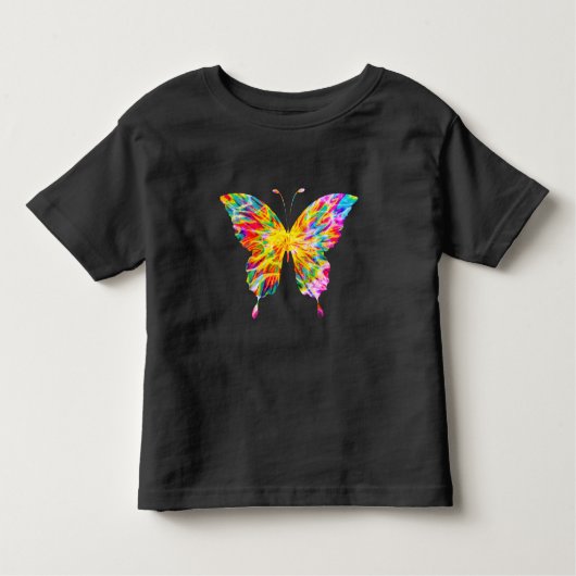 GEFÄRBTE KRAWATTE BUTTERFLY KLEINKIND T-SHIRT (Vorderseite)