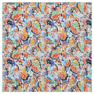 Gefärbte Krawatte Butterfly Wings - Kaleidoskop Stoff