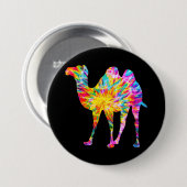 GEFÄRBTE KRAWATTE CAMEL BUTTON (Vorne & Hinten)