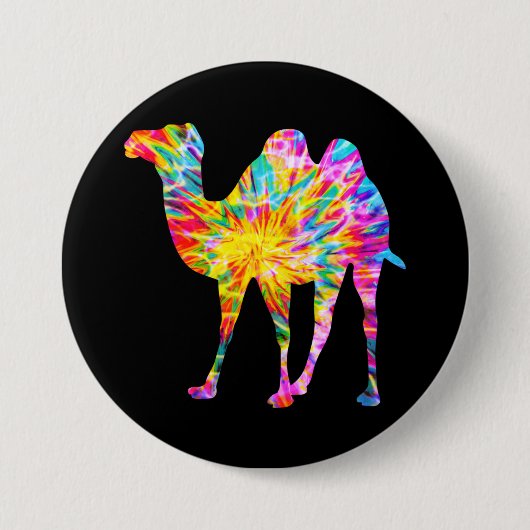 GEFÄRBTE KRAWATTE CAMEL BUTTON (Vorderseite)