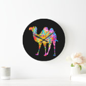 GEFÄRBTE KRAWATTE CAMEL GROßE WANDUHR (Zuhause)