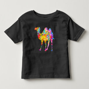 GEFÄRBTE KRAWATTE CAMEL KLEINKIND T-SHIRT