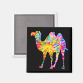 GEFÄRBTE KRAWATTE CAMEL MAGNET (Vorderseite/Rückseite)