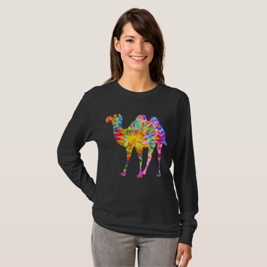 GEFÄRBTE KRAWATTE CAMEL T-Shirt (Vorne ganz)