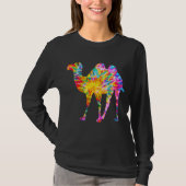 GEFÄRBTE KRAWATTE CAMEL T-Shirt (Vorderseite)