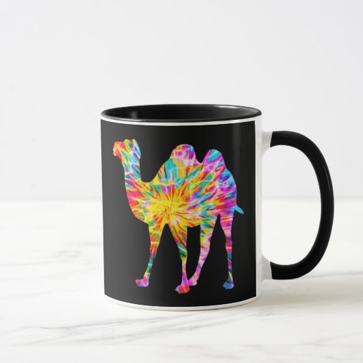 GEFÄRBTE KRAWATTE CAMEL TASSE (Rechts)
