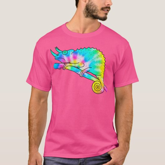 Gefärbte Krawatte Chameleon T-Shirt (Vorderseite)