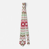 Gefärbte Krawatte Christmas Mandala (Vorderseite)