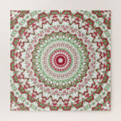 Gefärbte Krawatte Christmas Mandala Puzzle (Horizontal)