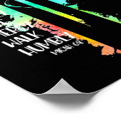 Gefärbte Krawatte Cross Micah 68 Akt Justly Bible  Poster (Ecke)