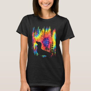 Gefärbte Krawatte Dackel Hippie Welpen Hund T-Shirt