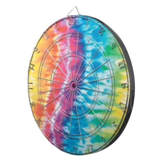 Gefärbte Krawatte Dart Board Dartscheibe (Vorderseite rechts)