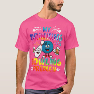 Gefärbte Krawatte, dass mein Trinkteam ein Problem T-Shirt