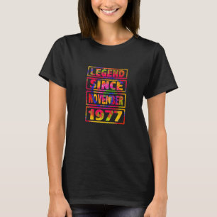 gefärbte Krawatte Dekoration Legend seit Nove T-Shirt